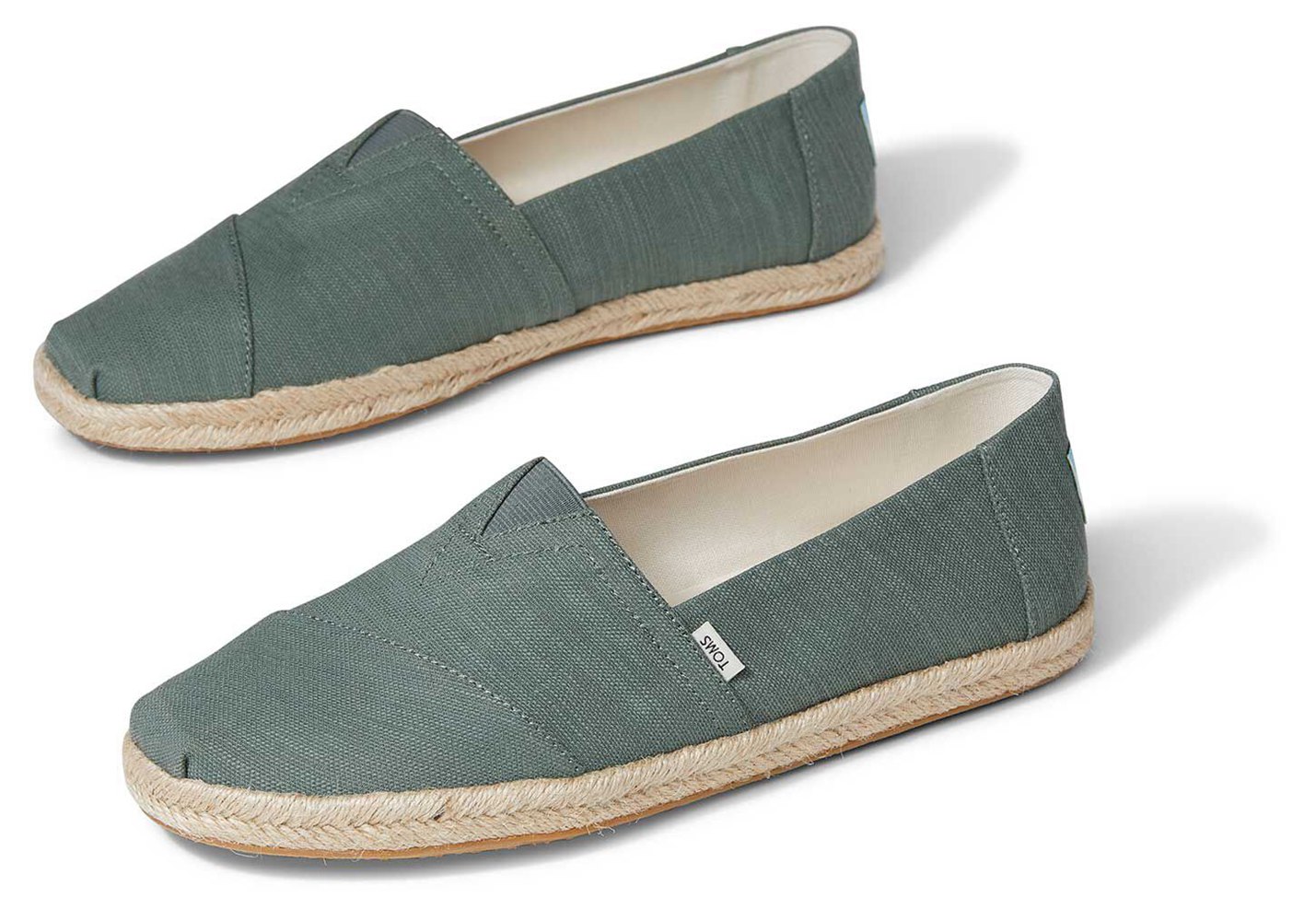 Toms Espadryle Męskie Zielone - Alpargata Rope - 09IFZOPNS